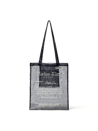 ORGANZA ECOBAG IN BLACK
