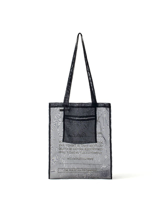 ORGANZA ECOBAG IN BLACK