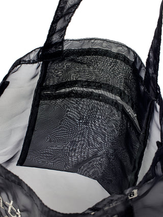 ORGANZA ECOBAG IN BLACK