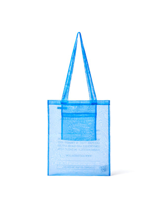 ORGANZA ECOBAG IN BLUE