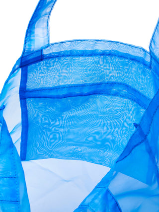 ORGANZA ECOBAG IN BLUE