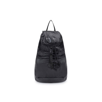 GLOSSY PACKABLE BACKPACK IN BLACK