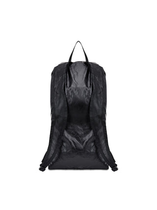 GLOSSY PACKABLE BACKPACK IN BLACK