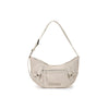 FABRIC ARC HOBO BAG IN LIGHT GREY