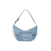 FABRIC ARC HOBO BAG IN SMOKE BLUE