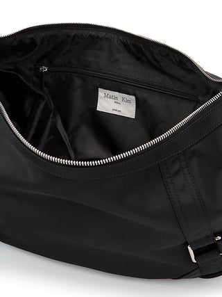 FABRIC MOONLINE BIG HOBO BAG IN BLACK