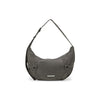 FABRIC MOONLINE BIG HOBO BAG IN KHAKI
