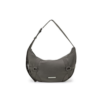 FABRIC MOONLINE BIG HOBO BAG IN KHAKI