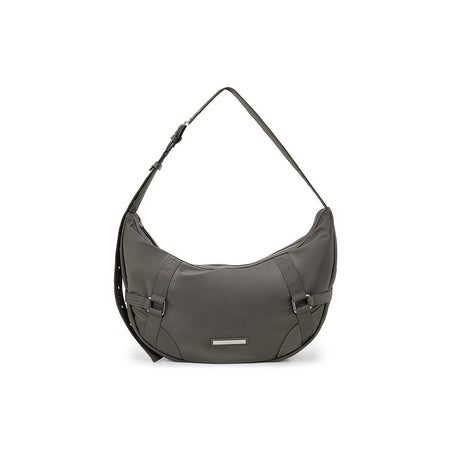 FABRIC MOONLINE BIG HOBO BAG IN KHAKI