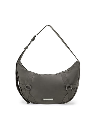 FABRIC MOONLINE BIG HOBO BAG IN KHAKI