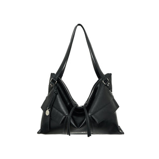 WIDE NEMO BIG SHOULDER BAG IN BLACK