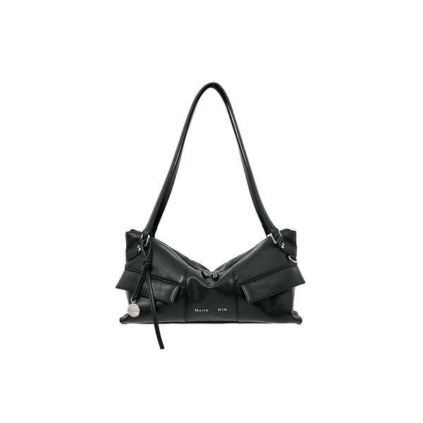 WIDE NEMO SHOULDER BAG IN BLACK