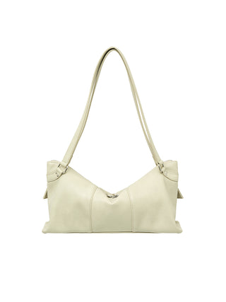 WIDE NEMO SHOULDER BAG IN LIGHT BEIGE