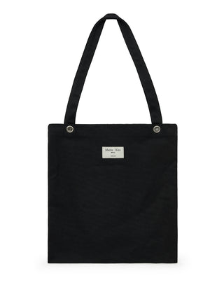 MATIN LOGO STUD ECOBAG IN BLACK