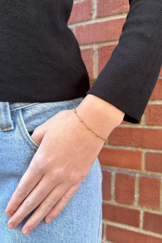 Thin Gold Bracelet