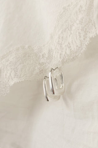 Rectangle Hoop Earrings