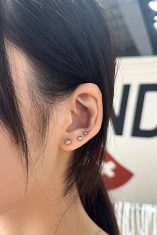 Stainless Steel Earring Set