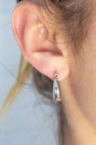 Thick Hoop Earrings