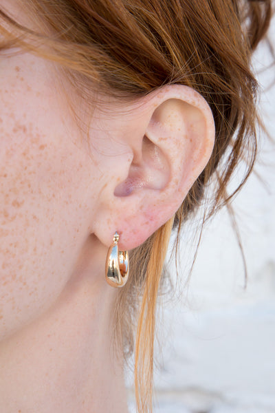 Thick Hoop Earrings