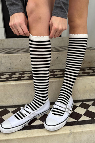 Striped Knee Socks