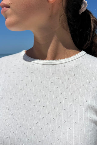 Leah Scallop Eyelet Top
