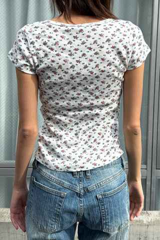Zelly Floral Eyelet Top