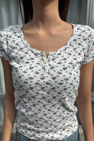 Zelly Floral Eyelet Top