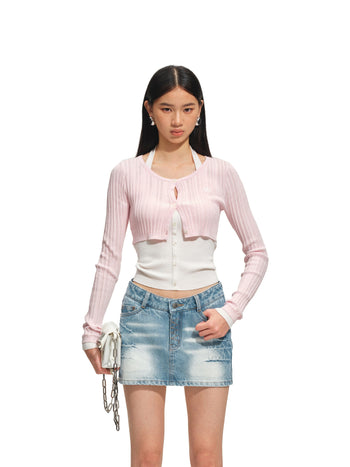 Luminous Pink Ballerina Knight Knitwear
