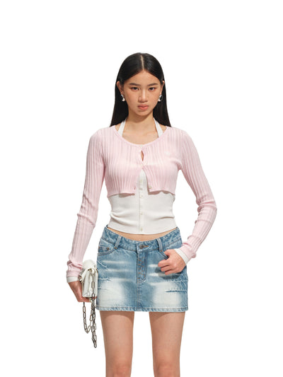 Luminous Pink Ballerina Knight Knitwear
