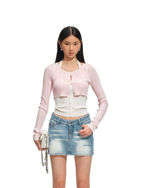 Luminous Pink Ballerina Knight Knitwear