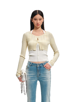 Cloud Beige Ballerina Knight Knitwear