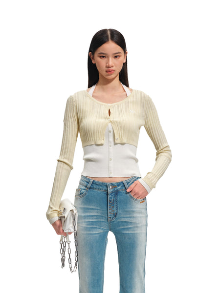 Cloud Beige Ballerina Knight Knitwear