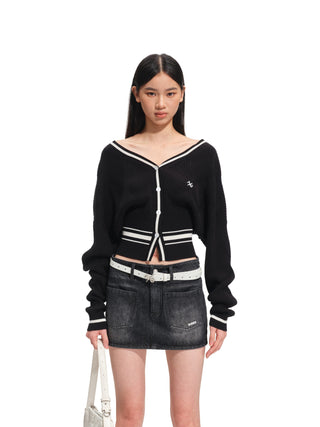 Lacquer Black Newport Resort Knitwear