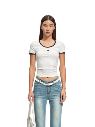 Cream White Ghost Tee