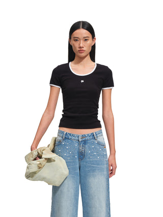 Midnight Black Ghost Tee