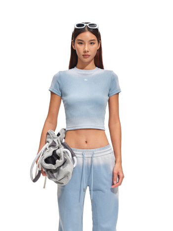 Slim-Fit Equestrian Crest Tee
