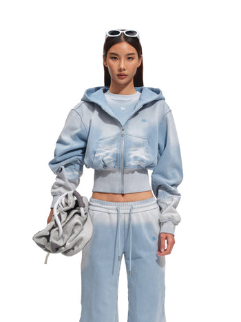 Cropped Equestrian Hoodie
