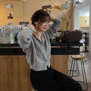 Cashmere Raglan Cardigan