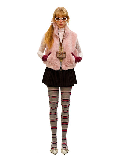 [Moromoro2] Color Striped Tights