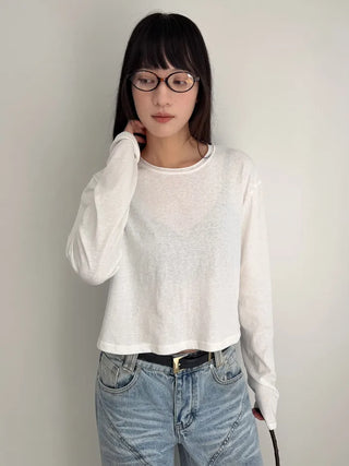 (2 colors) Modal Basic T-shirt