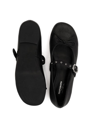 [moromoro2] Leather Ballet Flats