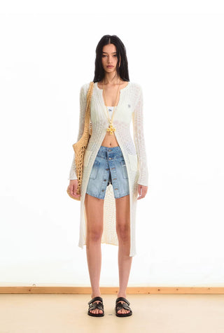 [NOTAWEAR] Button Denim Skort