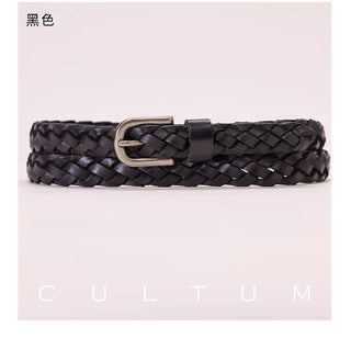 [CULTUM] Leather Woven Belt