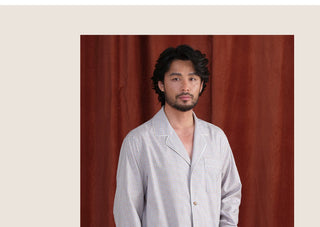 [CULTUM] Piped Plaid Cotton Pajama