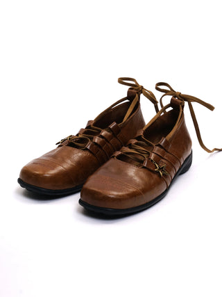 [Moromoro2] Leather Ballet Flats