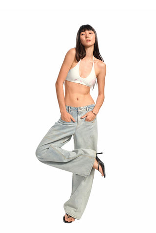 [NOTAWEAR] U-neck Halter Cami Top