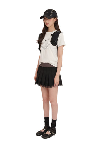 [moromoro2] Leather Ballet Flats