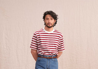 [CULTUM] Stripe Short-Sleeve Tee