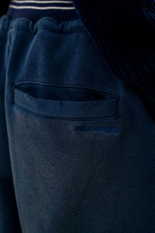 [Moromoro2] Distressed Star Applique  Sweatpants