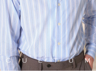 [CULTUM] Cotton Stripe Shirt